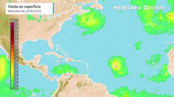 Huracán Lee: sigue la trayectoria de la tormenta tropial (Video: @MeteoredES).