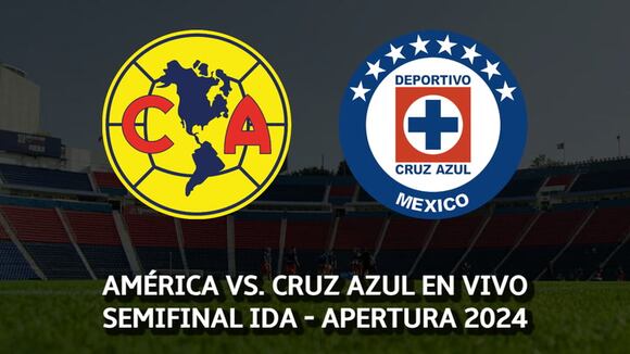 América vs. Cruz Azul EN VIVO - Semifinal ida del Torneo Apertura 2024 de la Liga MX. (Video: @ClubAmerica)