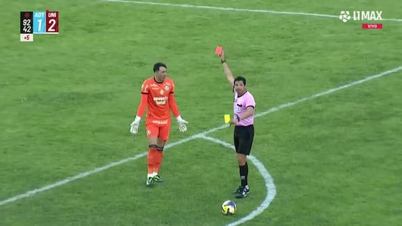 Roja de Kevin Ortega para Sebastian Britos en el Universitario vs ADT | VIDEO: L1 MAX