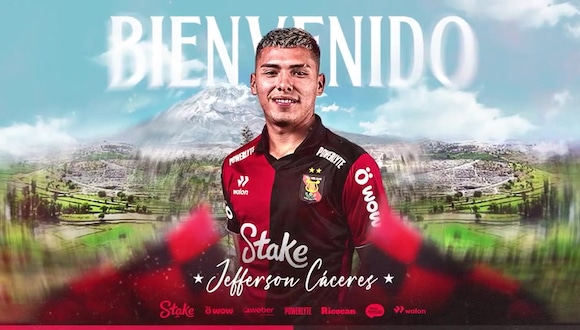 Melgar le dio la bienvenida nuevamente a Jefferson Cáceres, tras dejar Escocia e Inglaterra. (Video: Melgar)