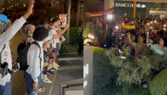 Hinchas de la Selección de Venezuela realizaron banderazo en Lima. (Video: Twitter)