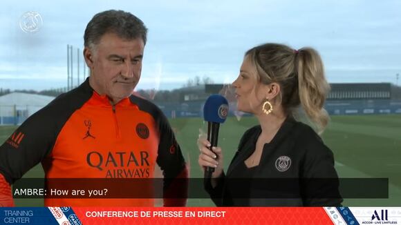 Galtier analizó el partido ante Montpellier. (VIDEO: PSG)