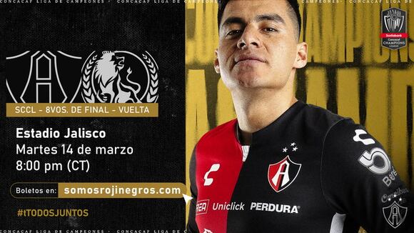 Atlas vs. Olimpia se enfrentan por la Concachampions este martes (Video: @AtlasFC).