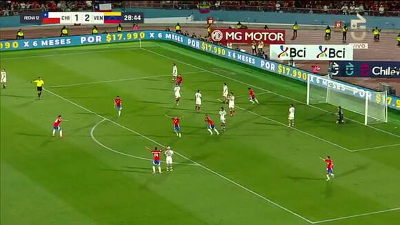 Autogol de Rincón para el 2-2 de Chile vs Venezuela por Eliminatorias 2026.