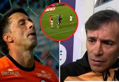 Fabián Bustos molesto tras empate de Universitario por ‘blooper’ de Sebastián Britos