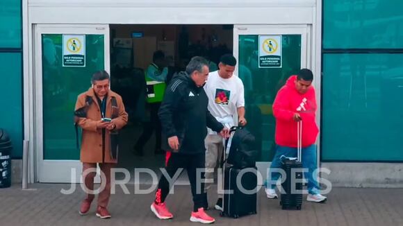 Marcos López arribó a Lima para integrarse a la Selección Peruana. (Video: Jordy Flores)