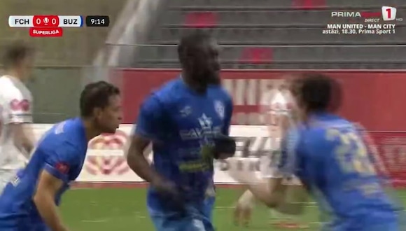 Cristian Benavente asistió en el primer gol de la victoria del Gloria Buzau. (Video: X)