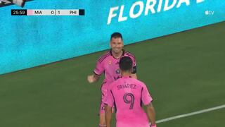 En solo 5 minutos: el doblete de Lionel Messi en su regreso con Inter Miami