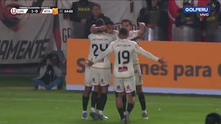 ¡Los madrugó! Gol de Alex Valera para el 1-0 de Universitario vs. Atlético Grau