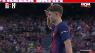 ¡Fierrazo y a celebrar! Gol de Fermín López para el 3-0 de Barcelona vs. Levante