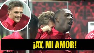 Selección peruana: Oliver Sonne llega a la Videna y recibe ‘cariñoso’ recibimiento de Luis Advíncula