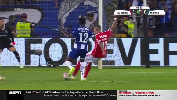 Di María marcó en la final de la Supercopa de Portugal con Benfica. (Video: ESPN)