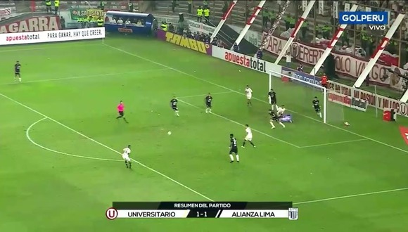 Resumen del Universitario vs. Alianza Lima (1-1): incidencias y goles. (Video: Gol Perú)
