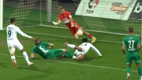 Gol de Luis Iberico para el 1-0 de Riga FC vs. Auda. (Video: bein sports)