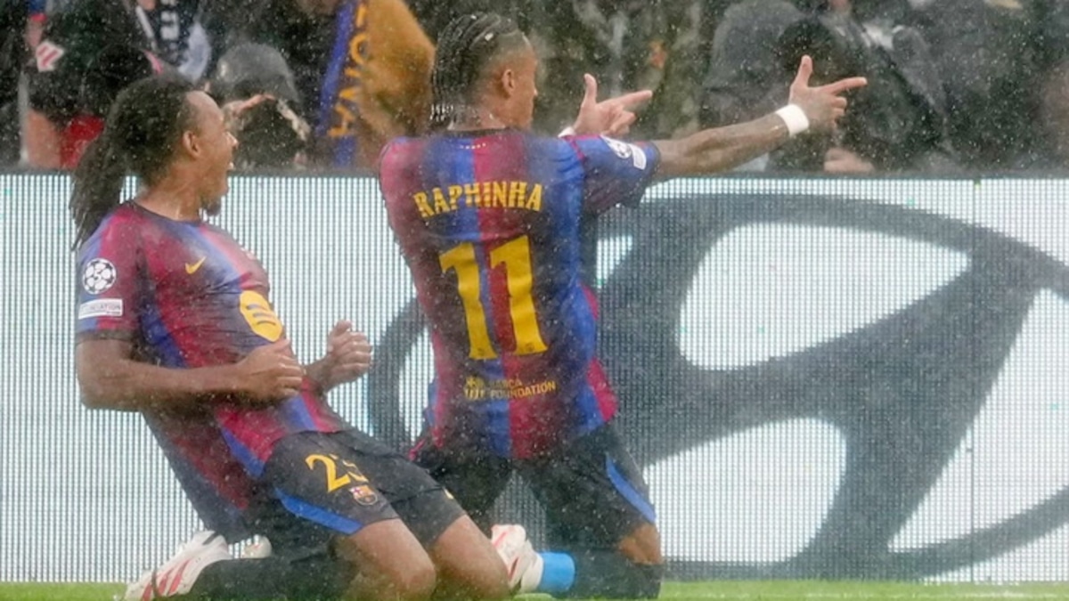 ¡Asistencia de Lamine Yamal! Golazo de Raphinha para el 1-0 del Barcelona vs. Feyenoord