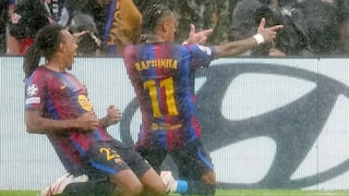 ¡Asistencia de Lamine Yamal! Golazo de Raphinha para el 1-0 del Barcelona vs. Feyenoord