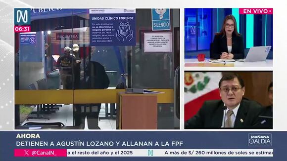 Agustín Lozano, Joel Raffo y otros seis directivos fueron detenidos en operativo de allanamiento de la Fiscalía. (Vídeo: Canal N).