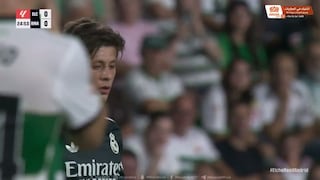 ¡Con ‘ayuda’ del arquero! Gol de Arda Güler de tiro libre para el 1-0 del Real Madrid vs. Elche