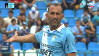 ¿Hay polémica? Gol de Sporting Cristal fue anulado por falta de Araujo sobre Patrick Zubczuk