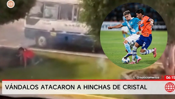 Ataques vandálicos tras el triunfo de Sporting Cristal sobre 2 de Mayo en el Estadio Miguel Grau del Callao. (Video: América Noticias)