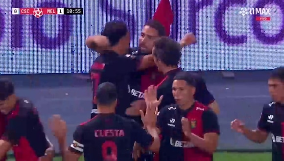 El gol de Bordacahar en el Sporting Cristal vs. Melgar (Fuente: L1 MAX)