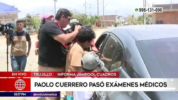 Paolo Guerrero pasó por exámenes medicos