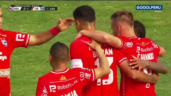 Carlos Beltrán marcó el 1-0 de Cienciano sobre Sport Boys. (Video: GOLPERU)