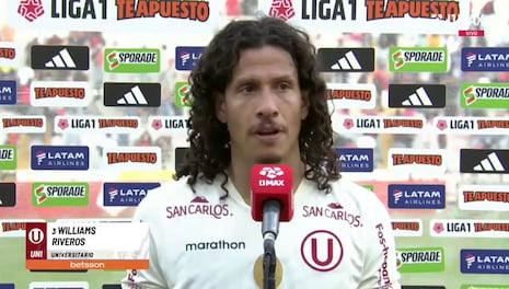 La dura confesión de Williams Riveros tras darle el triunfo a la ‘U’: “Pasé una semana fea”