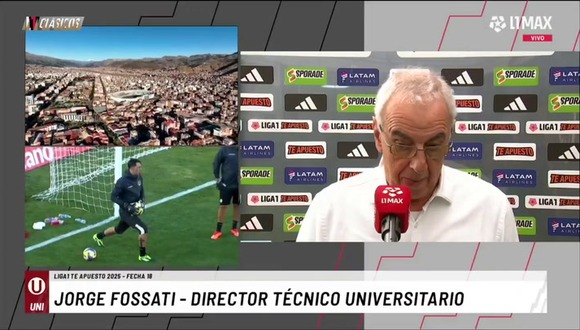 Jorge Fossati y sus polémicas declaraciones | Video: Liga1 Max