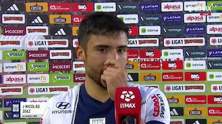 Nicolás Díaz tras el empate de Alianza Lima ante Melgar: “Sabe a poco porque queríamos los tres puntos”