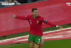 ¡Al estilo ‘Panenka’ y de chalaca! Los goles de Cristiano Ronaldo en Portugal vs. Polonia