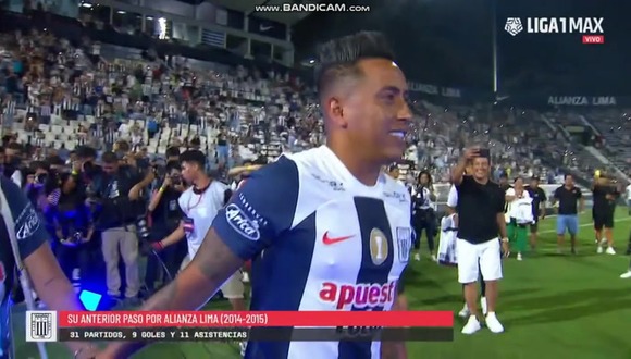 Christian Cueva fue presentando como nuevo jugador de Alianza Lima. (Video: Liga 1 MAX)