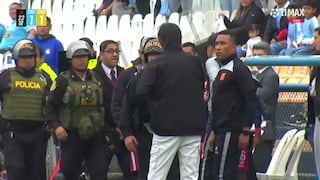 ¡Lo sacó la policía! Ángel Comizzo fue expulsado en el Sporting Cristal vs. Atlético Grau