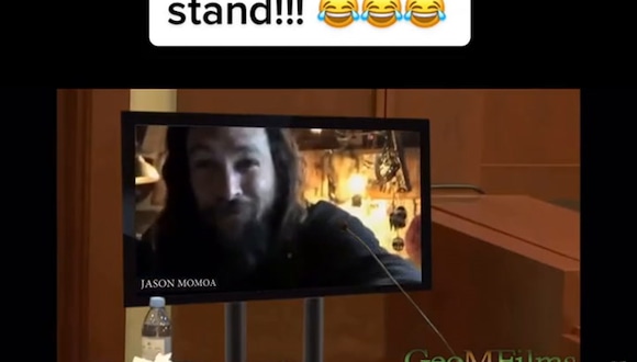 Jason Momoa en el juicio Johnny Depp: el falso video mejor editado de la historia. (Video fuente: TikTok)