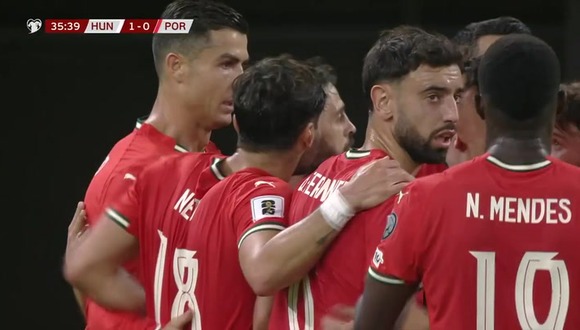 Gol de Bernardo Silva para el 1-1 de Portugal vs. Hungría. (Video: ESPN)