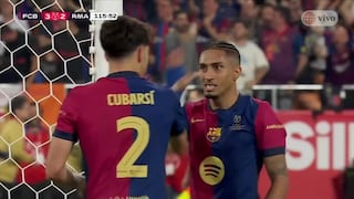 ¡El hombre del título! Gol de Jules Koundé para el 3-2 del Barcelona vs Real Madrid