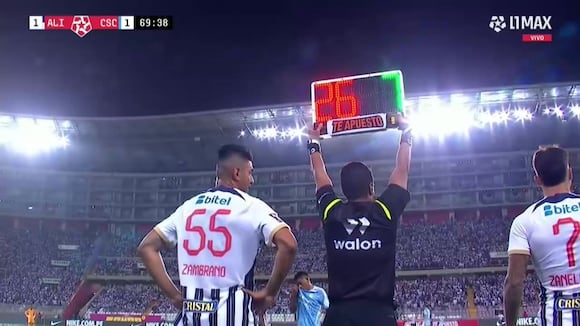 Carlos Zambrano ingresó en el Alianza Lima vs. Sporting Cristal. (Video: L1 MAX)
