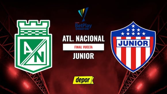 Dónde ver Atlético Nacional vs Junior: canales de TV vía Win Sports y RCN. (Video: @nacionaloficial)