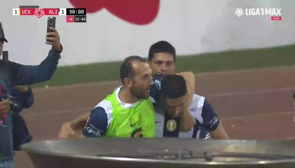En el tiempo de descuento, Sabbag anotó el 1-1 de Alianza Lima vs. César Vallejo. (Video: Liga 1 MAX)