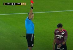 ¡Expulsión para ‘Canchita’! Tarjeta roja para Gonzáles por doble amarilla ante LDU