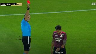 ¡Expulsión para ‘Canchita’! Tarjeta roja para Gonzáles por doble amarilla ante LDU