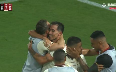 ¡Golazo merengue! Lizandro Alzugaray anotó el 1-0 de Universitario vs. UTC