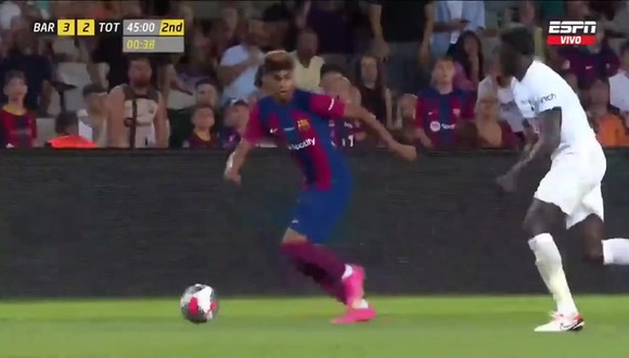 Las jugadas de Yamal en el Trofeo Joan Gamper. (Video: ESPN)