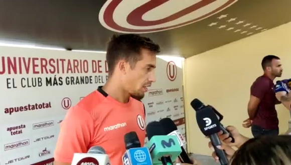 La palabra de Pérez Guedes a días del Universitario vs. Alianza Lima (Video: Wilder Robles)
