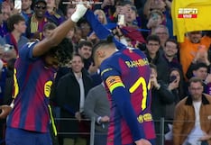 ¡Una genialidad de Lamine Yamal! Gol de Raphinha para el 1-0 del Barcelona vs. Newcastle