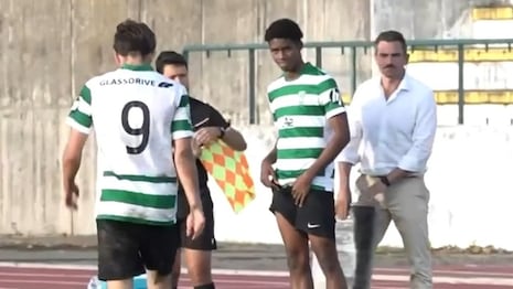 Debut con triunfo: Víctor Guzmán sumó sus primeros minutos en el Sporting de Lisboa