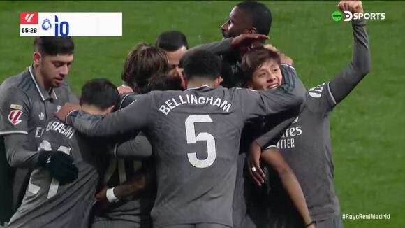 Los goles de Real Madrid ante Rayo Vallecano en un partido por LaLiga de España. (Vídeo: DSports).