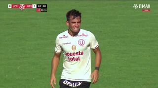 ¡Con asistencia de Concha! Gol de Pérez Guedes para el 1-0 de Universitario vs. Unión Comercio