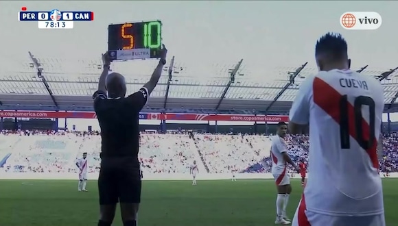 Christian Cueva ingresó al segundo tiempo del Perú vs Canadá. (Vídeo: América TV).