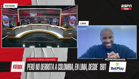 Jefferson Farfán hace recordar victoria de Perú a periodistas de Colombia. (Vídeo: ESPN).